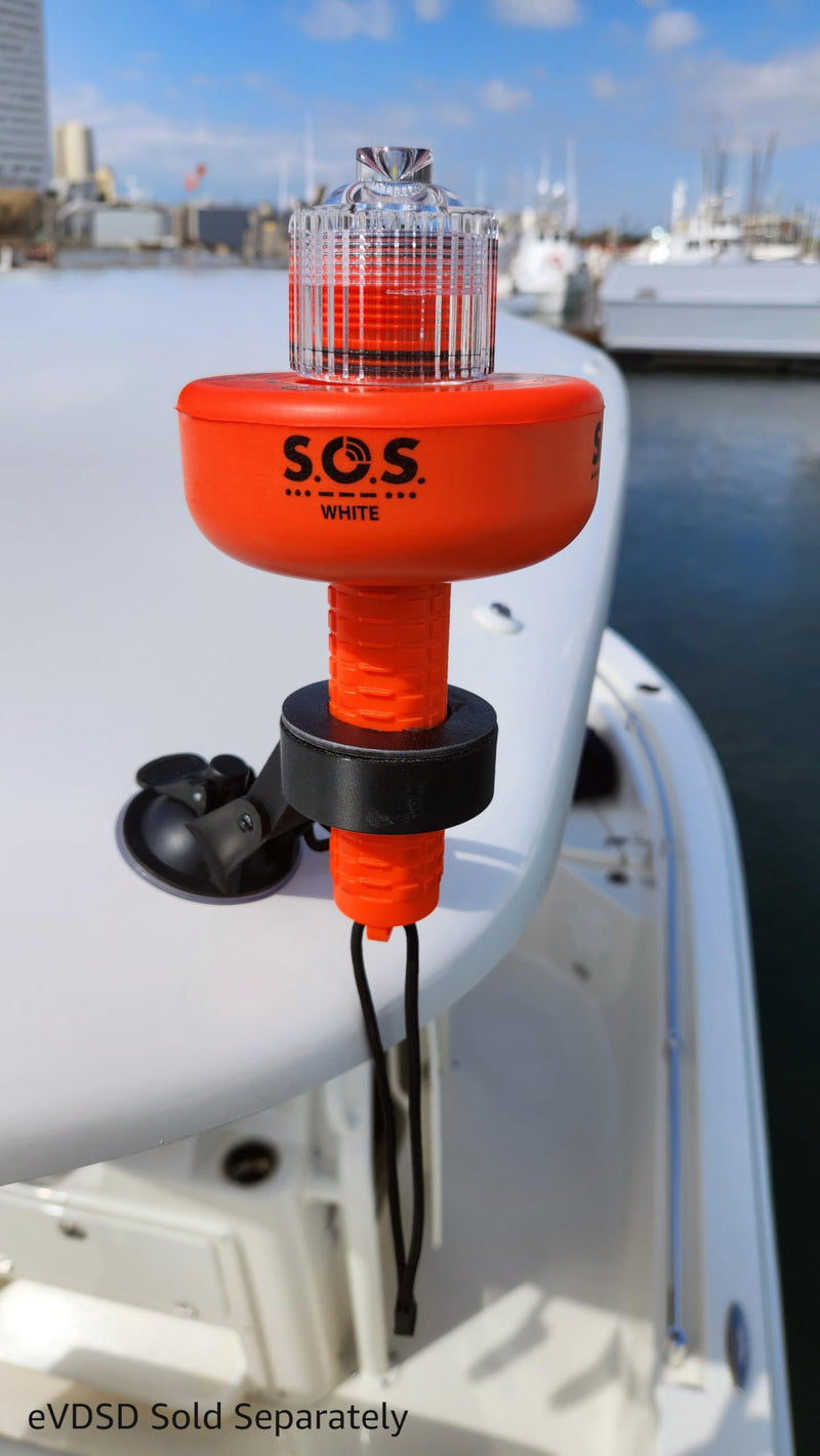 Sirius Signal CSM-1000 Display Suction Mount for Electronic Visual Distress Signal Devices - Compatible with C-1002, C-1003, C-1004
