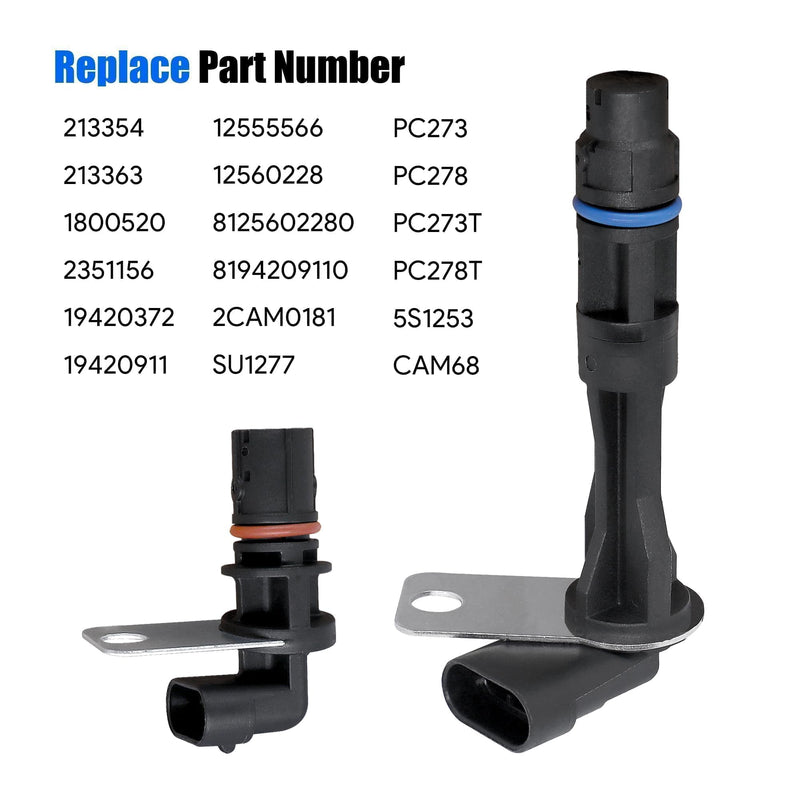  [AUSTRALIA] - Crankshaft & Camshaft Position Sensor Fit for 1999-2007 Avalanche Silverado Savana Sierra 1500,for Hummer H2 Yukon Replaces 213354 12561211 PC278T