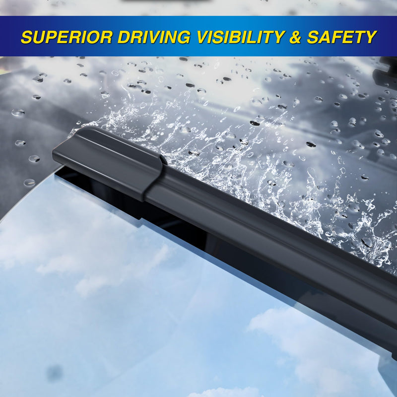 5 PLUS® Silicone Windshield Wipers Replacement for 2011-2024 Ford Explorer Wiper Blades(Set of 3),Automotive Replacement Windshield Wiper Blades For My Car-26"/22"/11" 16+(Ford Explorer 2011-2024)