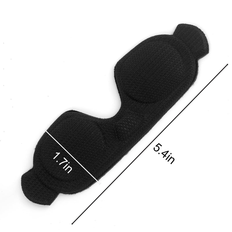 Lens Protector Eyepad Cover Fit for DJI Goggles 2, Integra, 5.4" x 1.7", Soft Foam Padding Lens Cap Cushion Case Skins Accessories, Eyeglasses Protection from Sunshade (1PC, Black)