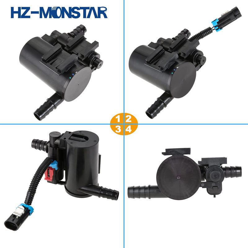 Evap Canister Vent Solenoid Valve Assembly Compatible with 2004-2010 Chevy Silverado GMC Sierra 1500 2500 3500 HD Classic Vapor Canister Vent Solenoid Replace CVS34 911-237 10357992 19207763