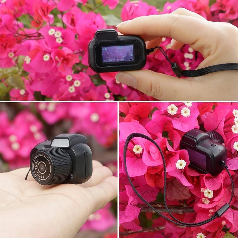 Keychain Camera, World's Smallest 1080P HD Mini Camera, Retro Portable Mini, 100 Mins Battery Life, for Students, Kids (32G) 32G