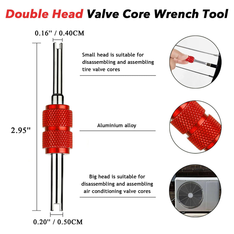 Diking R134A R12 A/C HVAC Air Conditioner Schrader Valve Stem Core Remover Tool (Remover Tool)