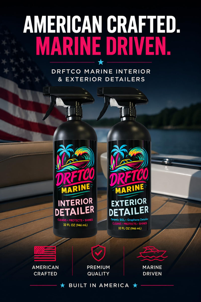 Interior Boat Seat Cleaner & Detailer Spray | Cleans & Protects Vinyl, Plastic & Upholstery | UV Protectant, Non-Greasy Finish | Tropical Scent | 32oz