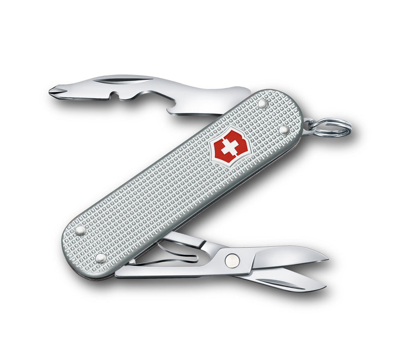 Victorinox Companion Slim Alox Swiss Army Pocket Knife 5 Functions - Silver