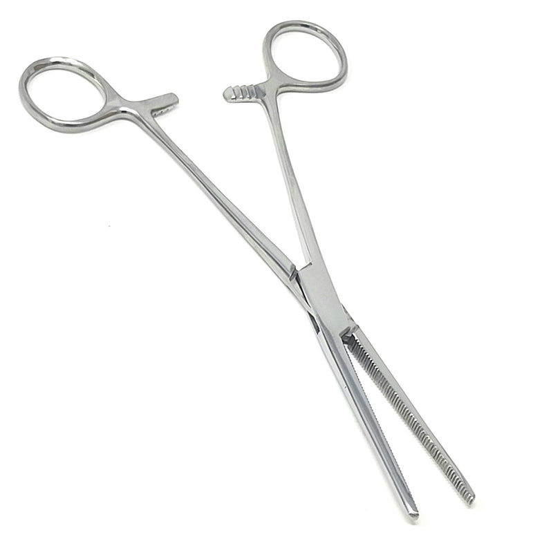 Premium Autoclave-able Heavy Duty Hemostat Forceps Clamps 6.25" Straight, Stainless Steel