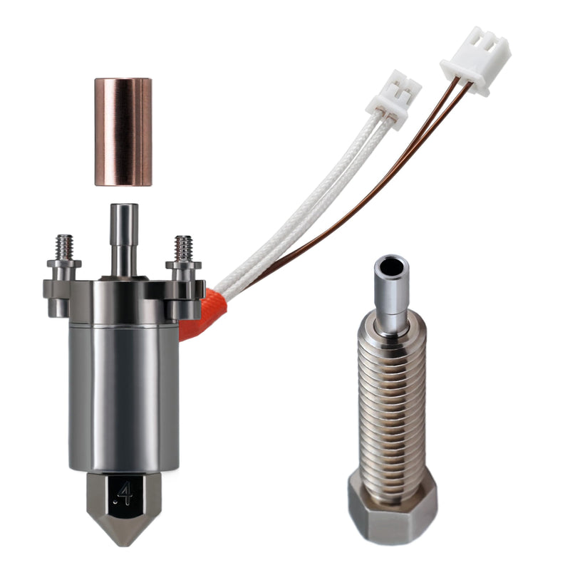 Microswiss FlowTech Hotend for Creality Ender 3 V3 SE - Leakproof Nozzle - Cold Nozzle Change - High Flow - All Metal Design - Made in USA