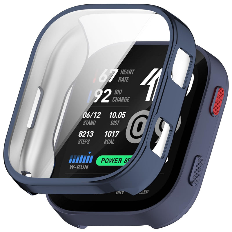 3-Pack Compatible with Amazfit Bip Max Full-Coverage TPU Protective,Lightweight, Scratch-Resistant Watch Case/Available Metallic Plating Colorful Designed for Amazfit Bip Max (Silver&Gold&Blue) Silver&gold&blue
