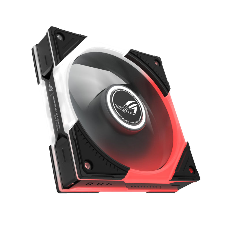 ASUS ROG Eurux GR120 ARGB PWM Fan Single Pack 120mm PWM Fan, 2600RPM, Patented Daisy-Chain Design, Custom Lighting