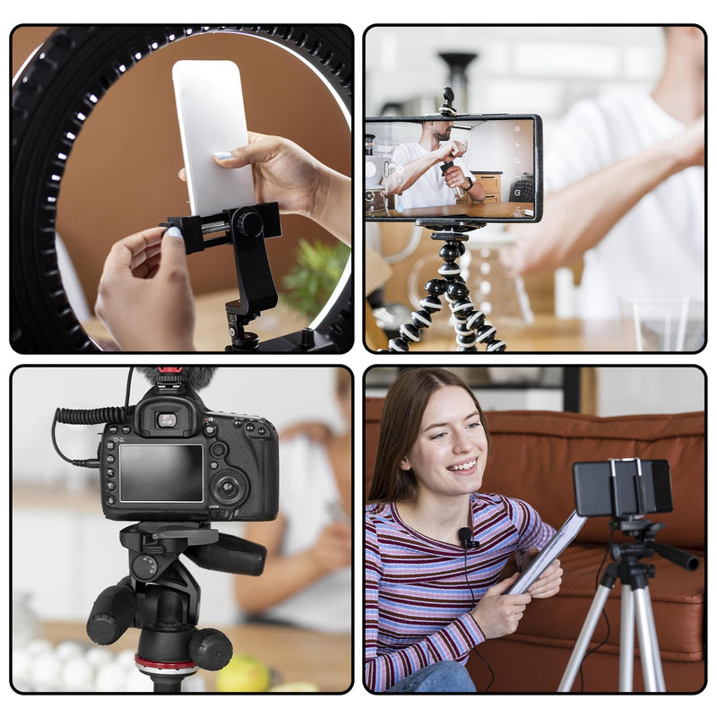3 PCS 1/4 Inch to 3/8 Inch Tripod Adapter & 3PCS 3/8 to 1/4 Mount Screws Adapter, Threaded Screws Adapters Double Head Stud Standard Mounting Thread Converter for Camera Tripod Monopod Light Stand