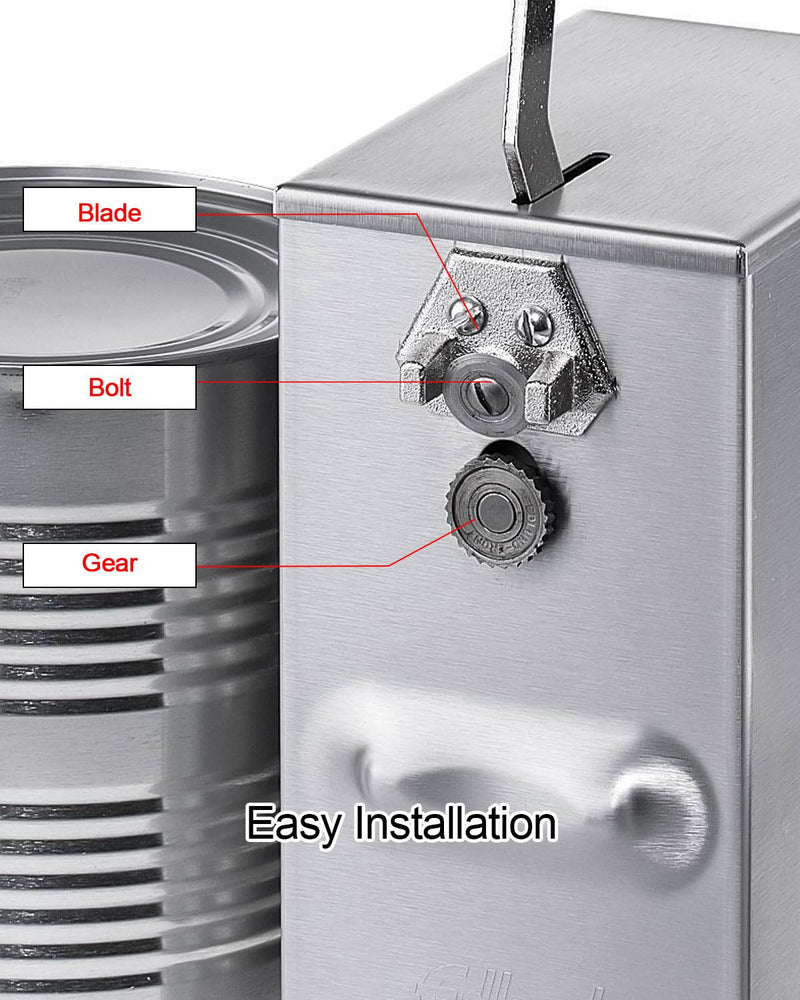 Upgraded Knife Gear Kits Fit for Edlund 203 266 745-015 745-017 Electric Can Openers Replacement, Replace KT2326