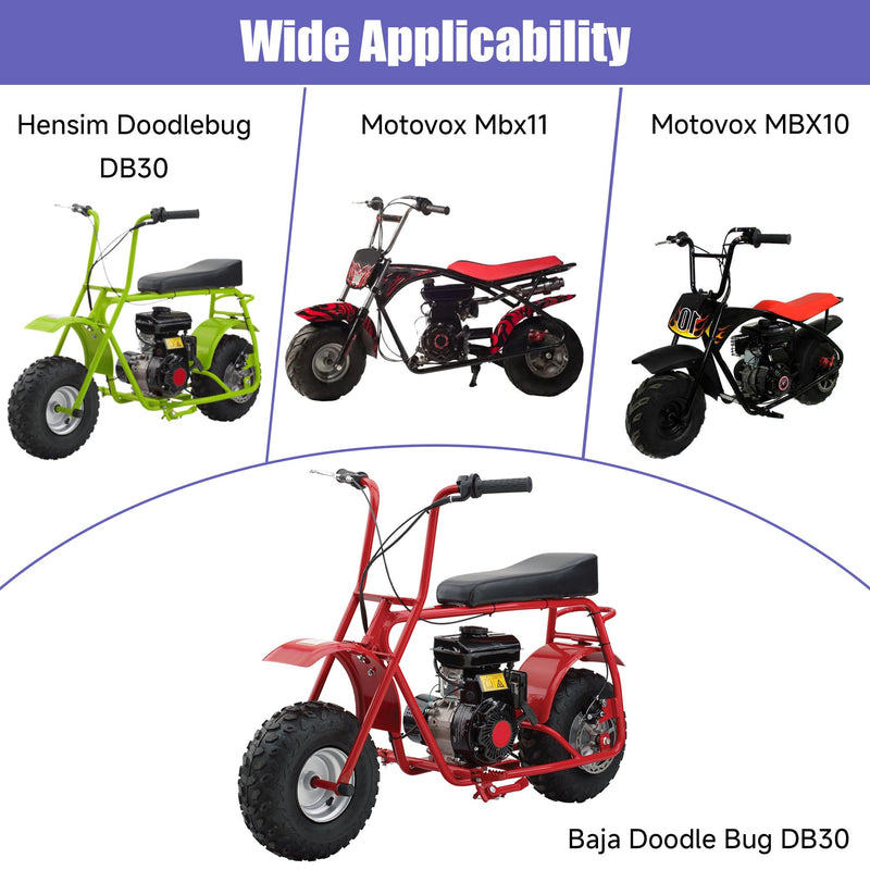 Mini Bike Chain Tensioner with 1-3/4" Roller Compatible with Baja DB30 Blitz Motovox Mbx10 Mbx11 Predator 79cc 97cc 98cc 100cc 2.5hp 3.0hp Mini Bike Parts Chain Adjuster chain tensioner+chain adjuster
