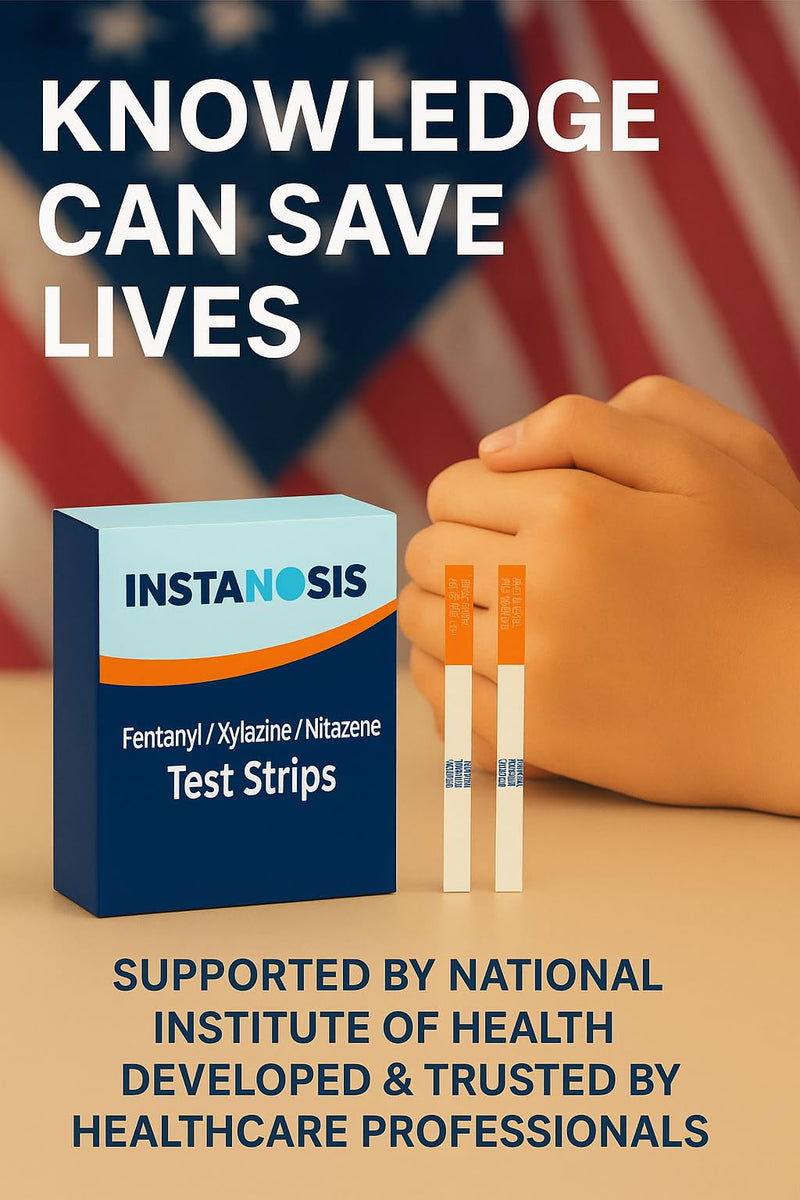 3-in-1 Fentanyl/Xylazine/Nitazene Test Strips for Liquid, Pills & Powder Substances, 5 Count, Made in USA, 10x More Sensitive - for Harm Reduction & Forensic Investigation | Made in USA; 10x More Sensitive; For Liquid, Pills, Powders & Crystals; Harm R...