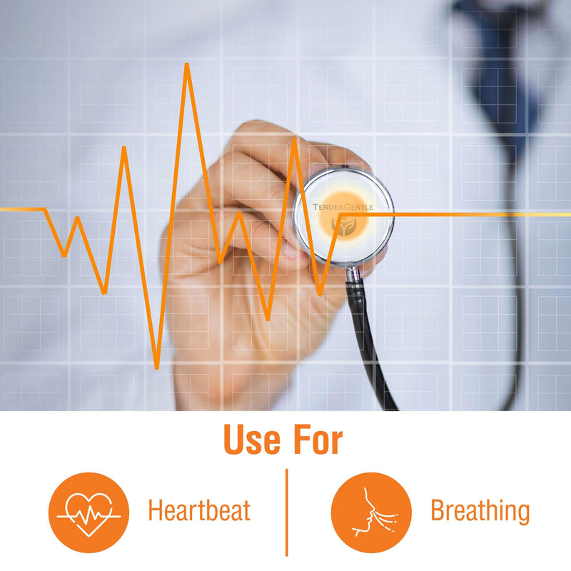 Stethoscope for Adults and Pediatrics - Pack of 2 Standard Head Stethoscopes for Nurses, Doctors, EMTs - Estetoscopio Profesional 2 Pack