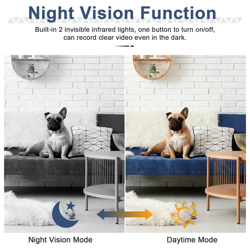 WOTCHA Power Bank Camera 1080P HD Hidden Cam with Night Vision No WiFi Mini Surveillance Portable Camera for Outdoor Home Travel No Audio