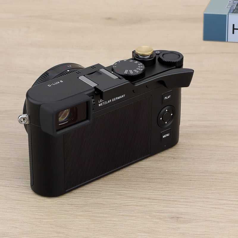 Haoge Metal Thumb Up Grip for Leica D-LUX 8 Camera Digital AccessoriesTHB-D8B Hot Shoe Thumb Up Rest Support Handgrip