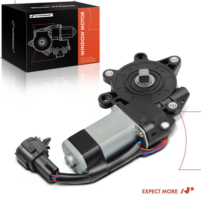 A-Premium Front Left Power Window Lift Motor Compatible with Nissan Pathfinder R51 2007-2012, Driver Side, with Anti-Clip Function (6 Pins Connector), Replace# 80731EA500 Front Left Driver Side