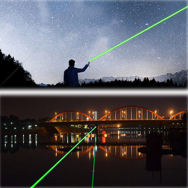 Laser Pointer High Power, Green Laser Pointer Indicator Light, USB Charge，Presentation, Interactive Toys for Indoor Dogs Cats