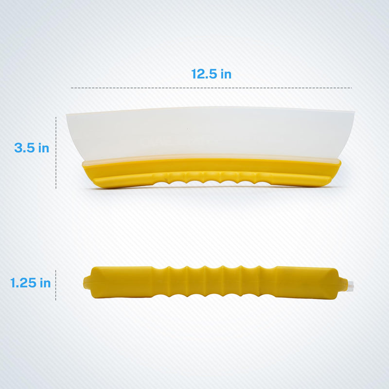 SM Arnold Premium 12-Inch Superflex Waterblade - Patented One Pass T-Bar Edge, Car Wash Squeegee, Scratch-Free Silicone Blade | Efficient Water Removal for Vehicles, Windows, and Household Cleaning