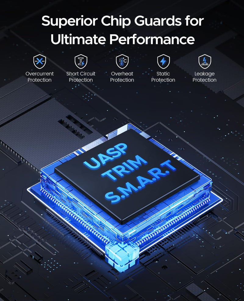 ORICO M.2 NVMe Docking Station Dual-Bay SSD Cloner USB A/C to NVMe SSD Enclosure Aluminum M.2 Duplicator for PCIe M-Key SSDs Max Up to 8TB Tool Free-M2P2