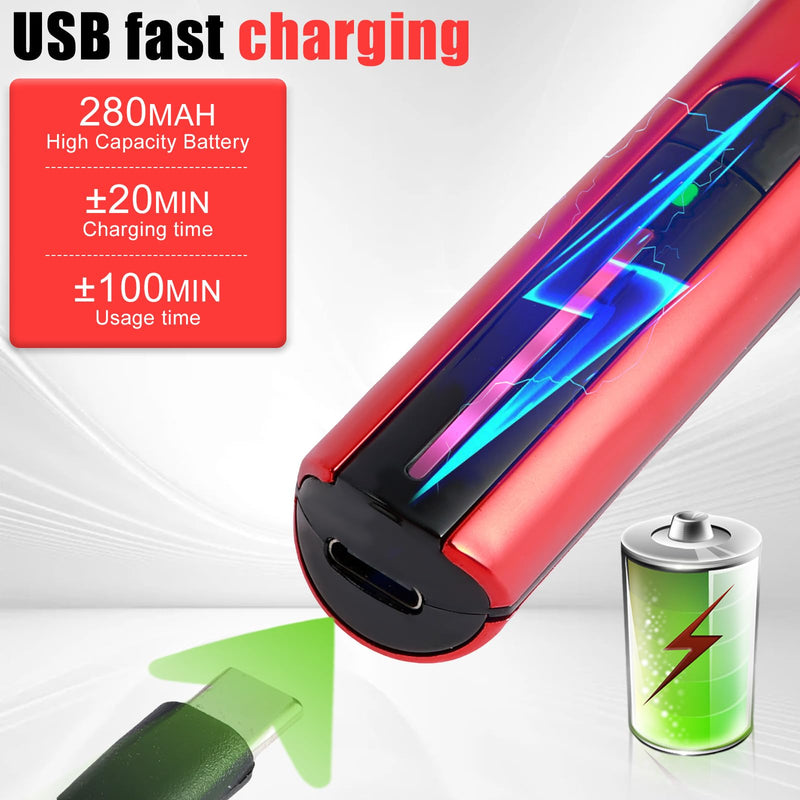 Electric Reciprocating Sander Mini Pen Detail Sander Tool USB Quick Charging Sanding Pen Portable with 8pcs Sanding Head Self-Adhesive Sandpaper 3 Gears Adjustable for Grinding Polishing