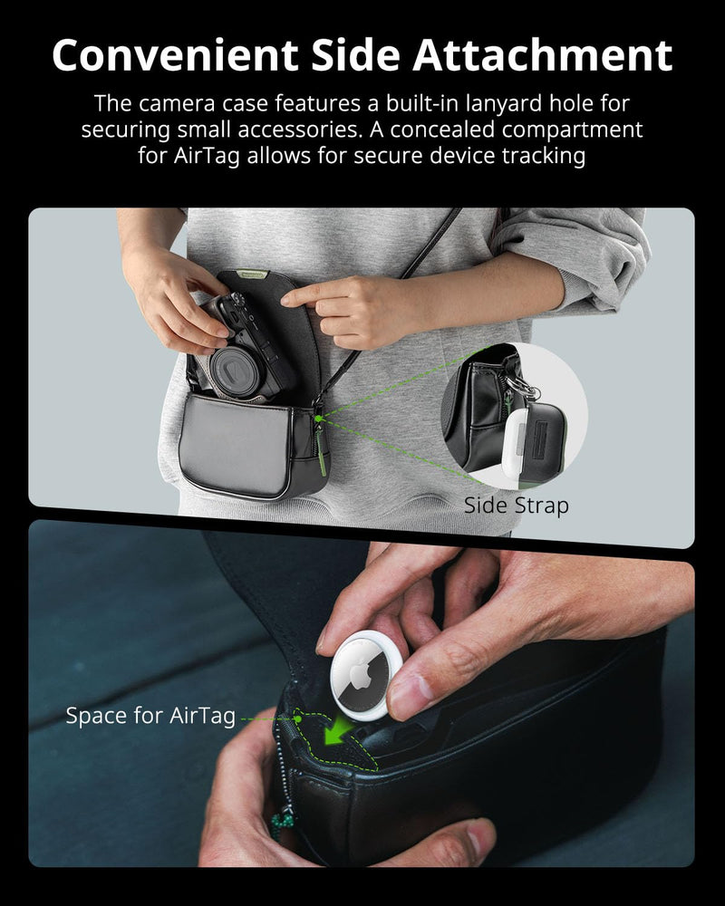 SMALLRIG Digital Camera Case with Shoulder Stap, Crossbody Protective Case | for Ricoh GRIII /GRIIIX /GRIII HDF/GRIIIX HDF/GRIV, for Sony ZV-1F/ ZV-1, for DJI Action 4/5/6, for Insta360 Ace Pro/Ace Pro2