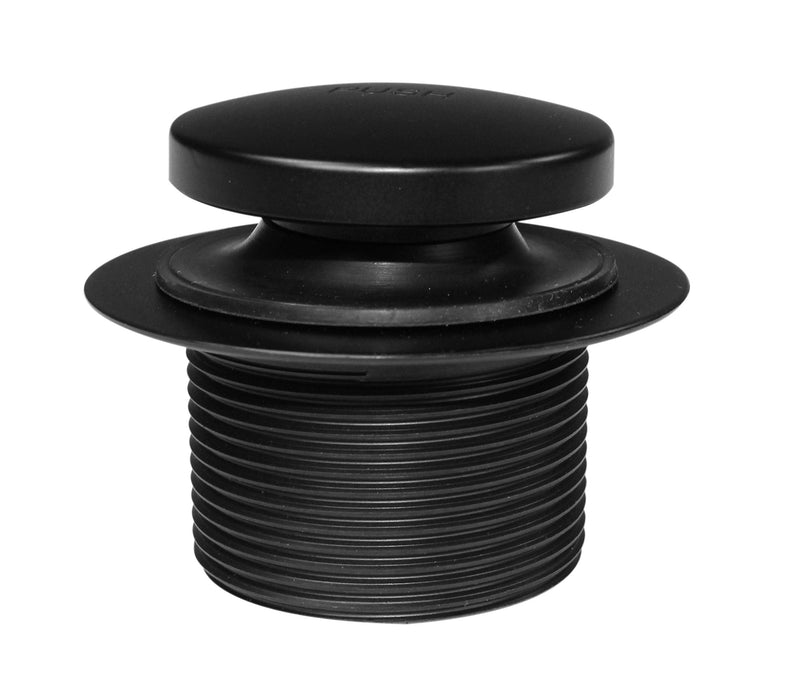 Westbrass Tip-Toe Sch. 40 ABS Bath Waste with Two-Hole Elbow, Matte Black, D4931-62 1 Pack