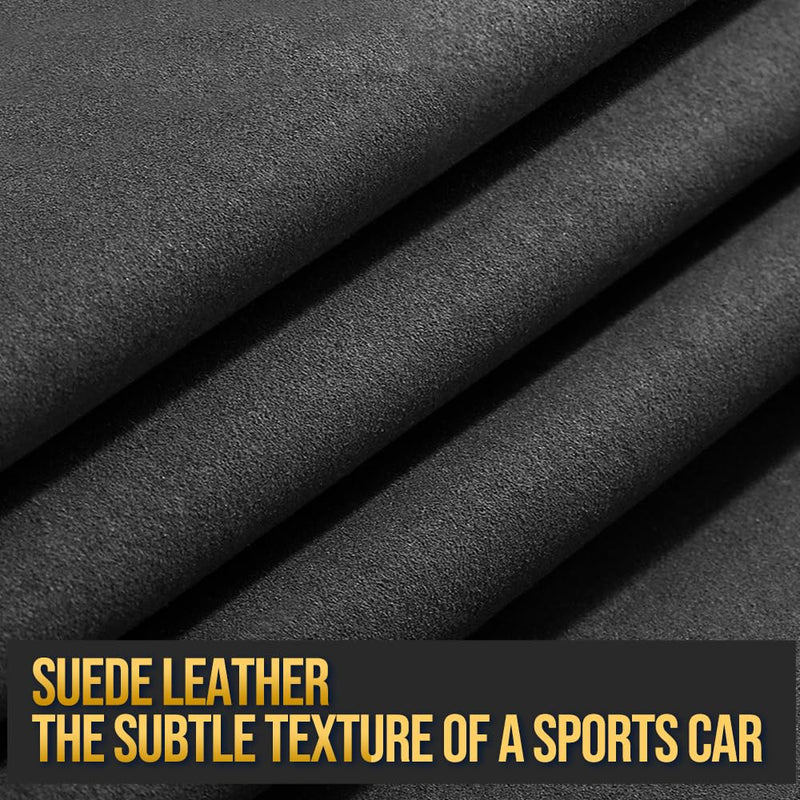 Carodi Suede car Steering Wheel Cover, Suitable for Tesla Model 3 /Model Y Steering Wheel Cover Black-A