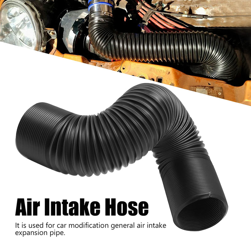  [AUSTRALIA] - Cold Air Intake Pipe, 3" Air Duct Hose, Universal Adjustable Car Cold Air Intake System Hose, High Flow Flexible Turbo Inlet Tube Pipe