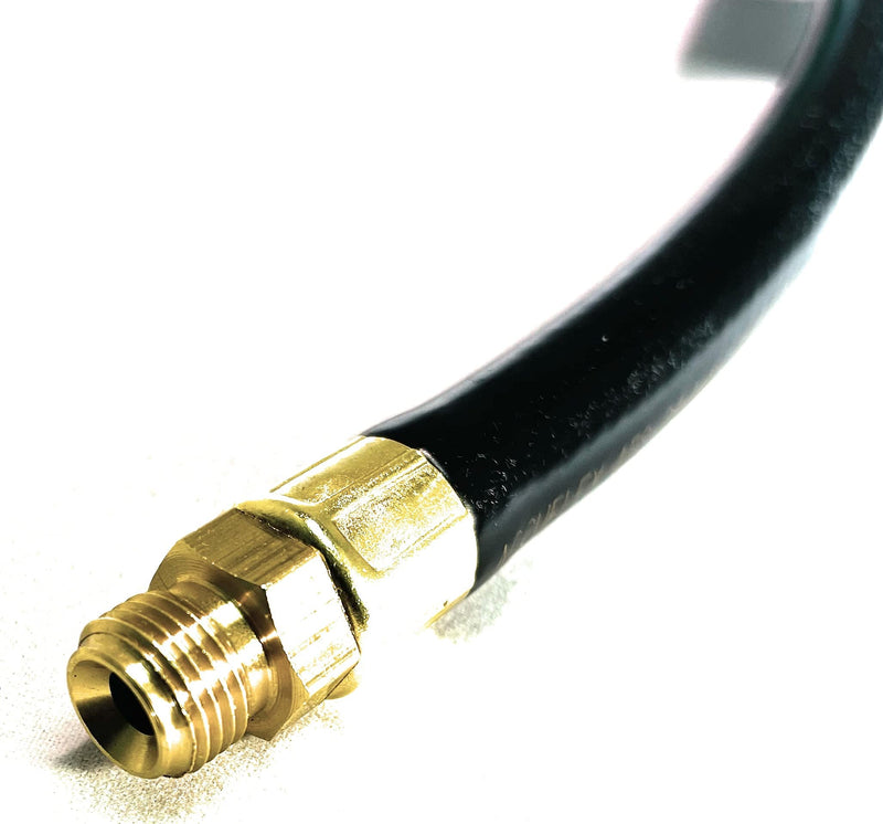 Fairview RV OEM Thermoplastic Pigtail CSA Certified 1/4 Male Inverted Flare X QCC1 (18 Inches) 18 Inches