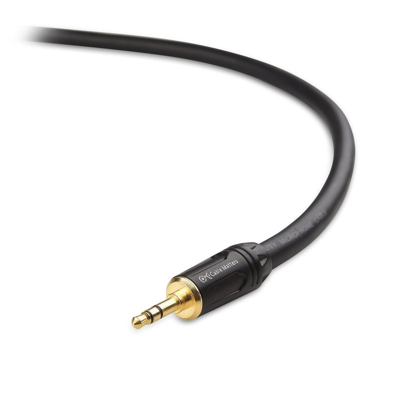 Cable Matters 3.5mm to XLR Cable 6 ft, Male to Male XLR to 1/8 Inch Cable, XLR to 3.5mm Cable, Compatible with iPhone, iPod, MP3 Player, Laptop, Voice Recorder and More - 6 Feet