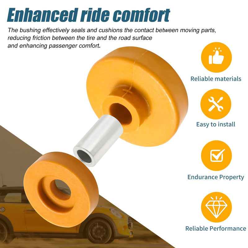 2Pcs 33526754123 Rear Upper Shock Mount Bushing, Replacement for Mini Cooper 2002-2014, Replaces 33526754124