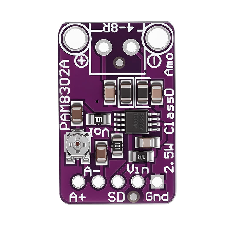5 Pack Single Channel Audio Amplifier Module Board PAM8302 2.5W Single Channel Audio Amplifier Board Mini Digital Power Amplifiers Boards Class D MP4 Audios Power Amplifiers Boards Amp Module