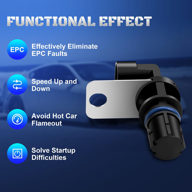 Crankshaft Position Sensor Compatible with 1999-2006 Chevy Silverado 1500 Avalanche Suburban Tahoe Trailblazer Camaro GMC Sierra Envoy Yukon Savana for Cadillac Escalade 12560228, 12555566, 5S1692