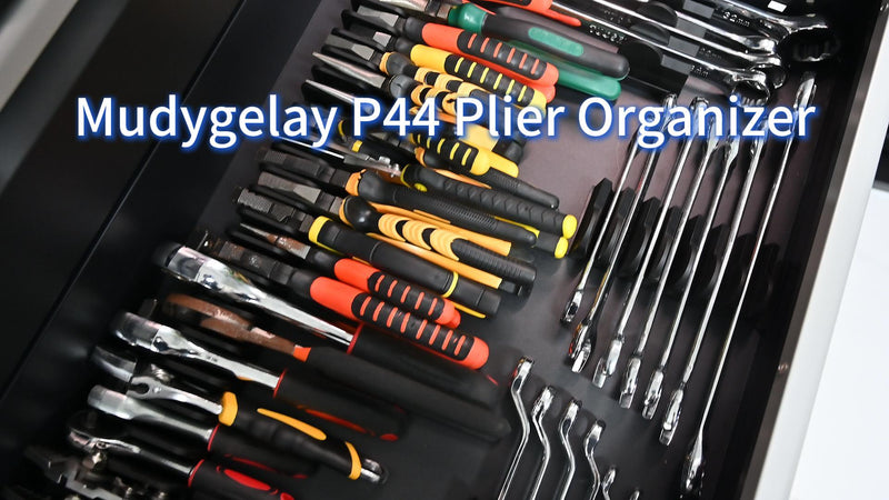 44 Pcs Magnetic Pliers Organizer for Tool BoxDrawer, Modular Plier Holder Black 44Pcs Magnetic