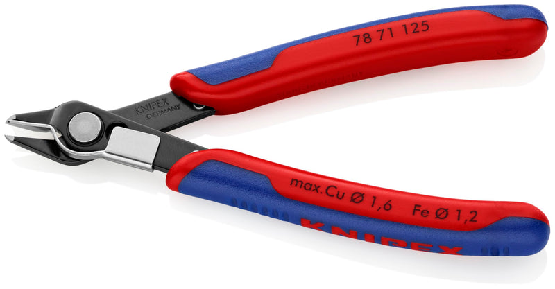 KNIPEX Electronics Super Knips, 5-Inch with Lead Catcher