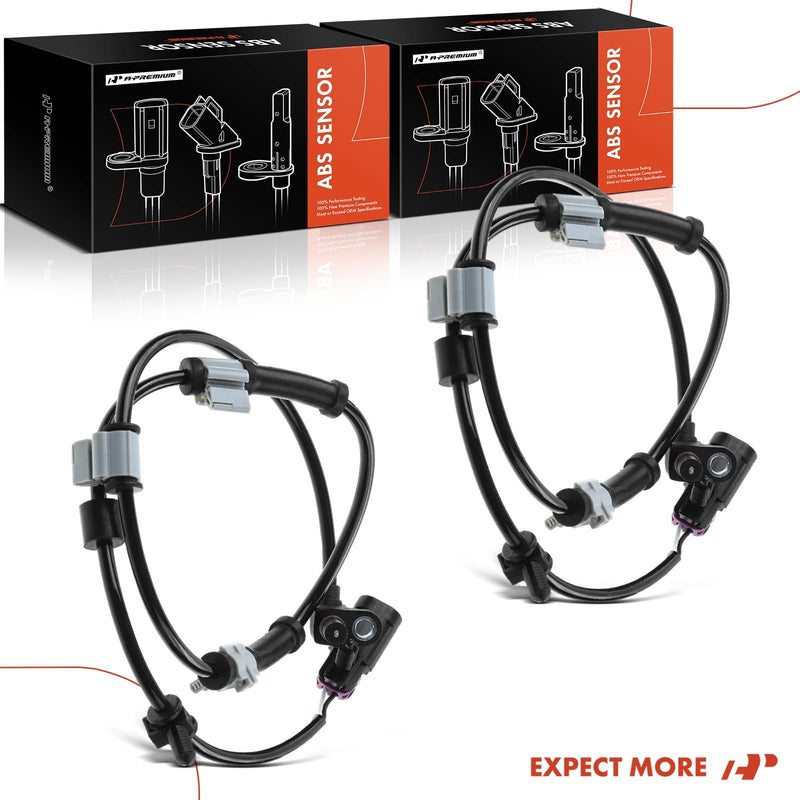 A-Premium ABS Wheel Speed Sensor Compatible with Oldsmobile, Buick, Saab, Chevy & GMC Models - 9-7x, Trailblazer EXT/Envoy XL 2002-2006, Trailblazer/Envoy 2002-2009, Bravada, Envoy XUV, Rainier, SSR