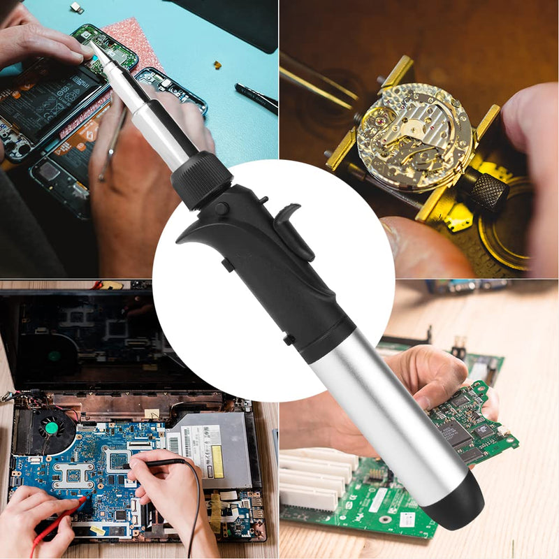 Soldering Iron Portable with Adjustable Soldering Temperature and Kit Cordless Butane-Powered (Butane Gas Not Included)