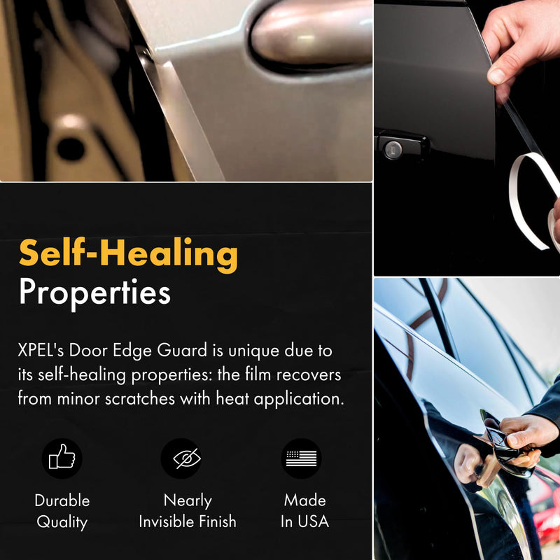 XPEL Door Edge Guard Protection Film Roll, 1/2" x 100' - Car or Truck Doors, Protective Barrier Against Minor Scratches, Paint Chips, Door Edge Impact, and Dings - Prevents Damage and Possible Rust ½ Inch x 100 Foot