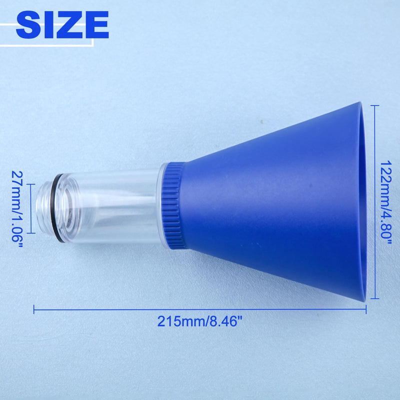 Locking Oil Funnel Engine Oil Funnel Oil Filter Funnels Oil Change Tools Threaded Locking No-Spill Tool Screws Directly Into Filler Fast and Easy Oil Change with No Mess