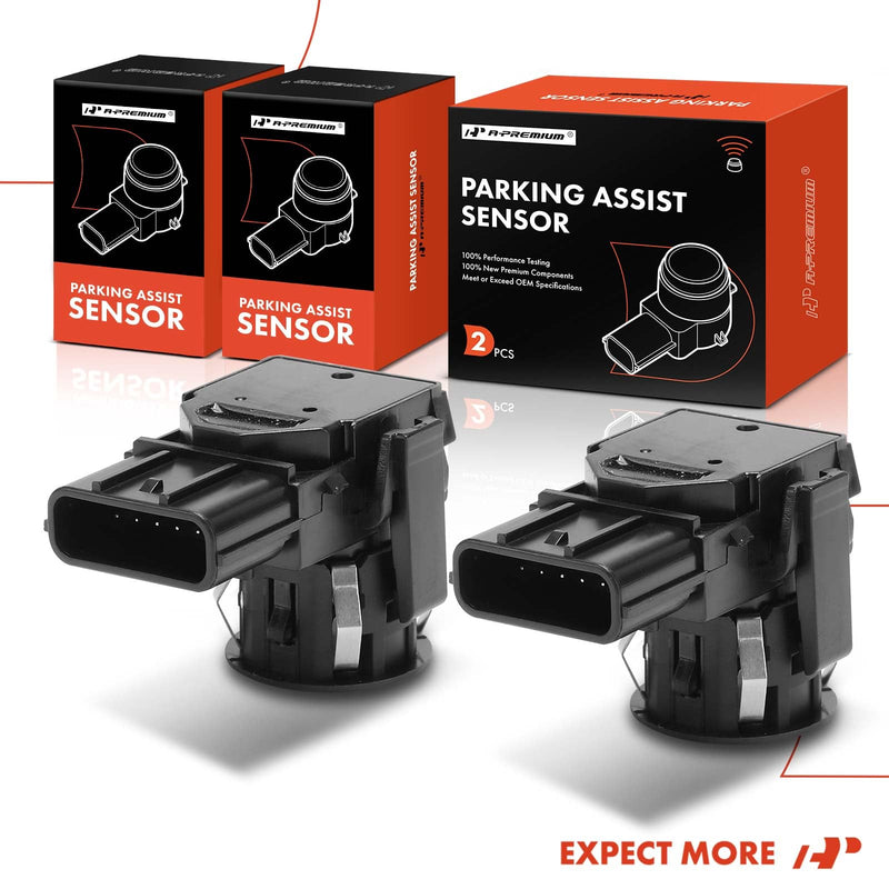 A-Premium 2-PC Reverse Backup Parking Assist Sensor Compatible with Select Honda Models - Pilot 2012-2015, Odyssey 2011-2017, Replace# 39680TK8A11