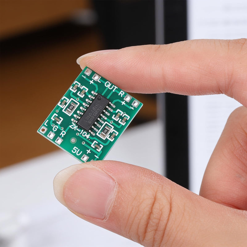 5PCS PAM8403 Amplifier Board, Mini Digital Power Amplifier Board 2x3W Class D Module 2.5-5V Input Compact and Efficient