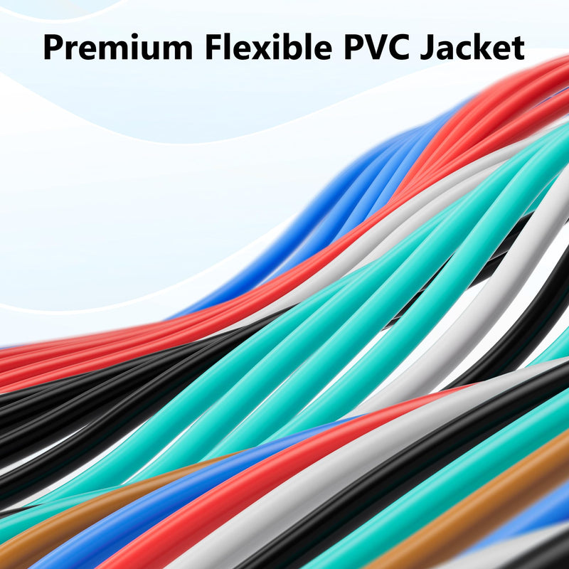 16 Gauge Wire (2-Pack Red/Black Each 35 FT), 16AWG CCA, Low Voltage Automotive Primary Harness Wire for Battery, Car Audio, Remote Trailer, Security Alarm, Hook Up Electrical Wires for DIY DC/AC 35FT-2PK Black+Red