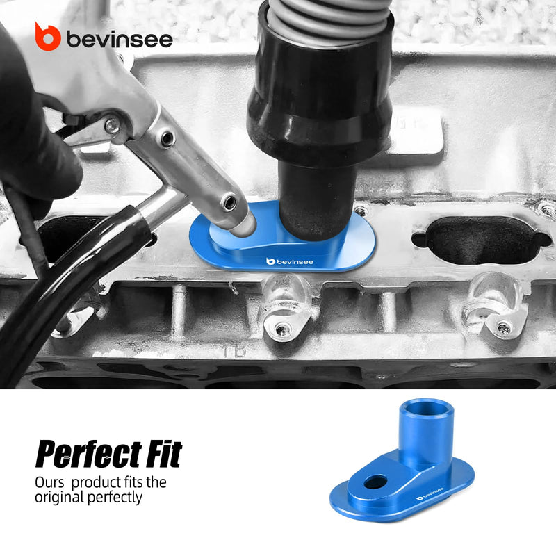 Bevinsee Carbon Cleaning Walnut Blaster Adapter Compatible with Audi S4 S5 A6 Q7 SQ5 3.0TFSI Engine Compatible with VW Vehicles with Engine Code BYD Aluminum Blue