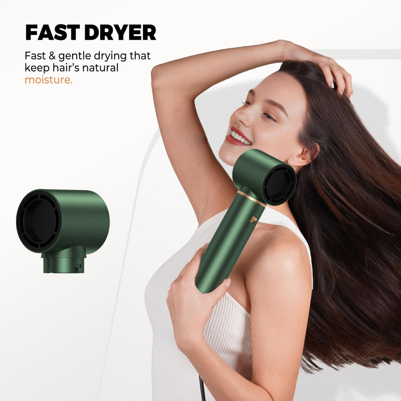 OKWRAP 5 in 1 Hair Styler Airbrush 5 in 1 Airstyler Multi-Blow Dryer Brush | Air Brush 5 in 1 Set with Curl, Straighten, Wavy, Smooth, Magic Styler for All Hair Types and Lengths
