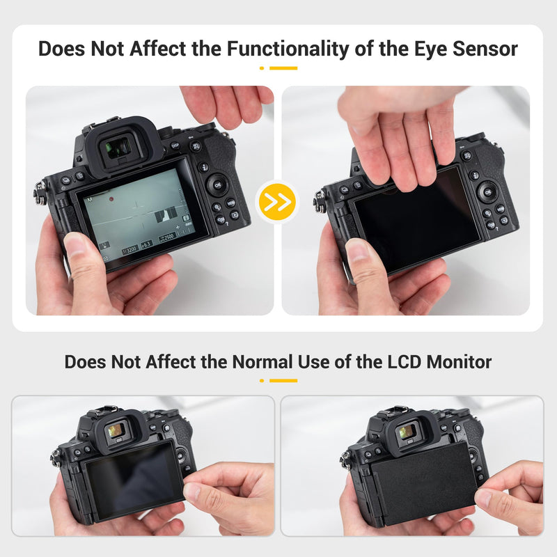 Extended Z50II Z50 II Eyecup Eyepiece Eye Cup Piece Viewfinder (Not Fit Z50 | Soft Silicone, Eyeshade Cover Protector for Nikon Z50 II Eyepiece, with Double-Layer Hollow Cushion Design