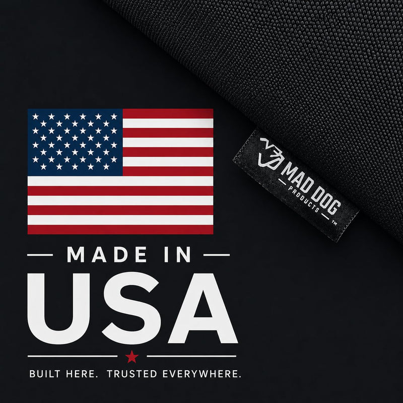 42 in Pair of Black Mad Dog Products Boat Trailer Guide Pole Pad with Capped Ends - Heavy Duty UV Fade Proof Canvas - Sold in Pairs - Made in USA 42 in