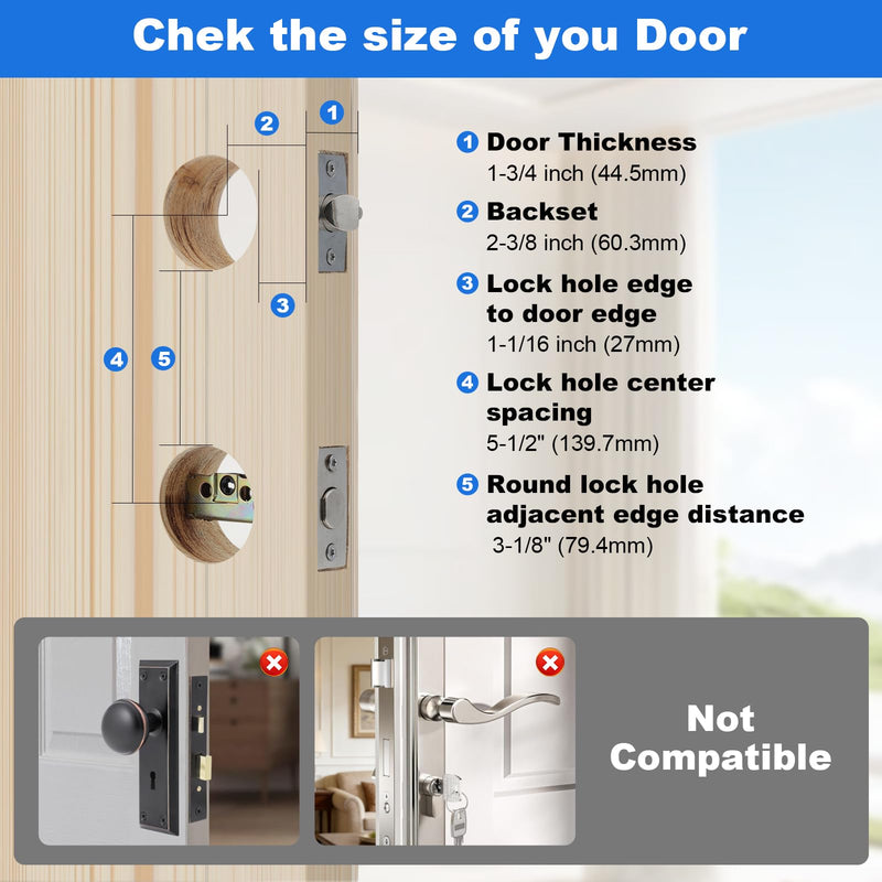 U 10539 Door Reinforcement Plate for 1-3/4" Thick Doors and Includes The U 10385 Door Strike Plate. (Silver) Silver