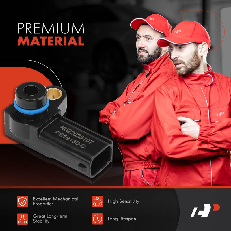 A-Premium Manifold Absolute Pressure Sensor [3 Pins] Compatible with Land Rover Discovery 2017-2019, Range Rover Sport 2016-2019/2021, 3.0L