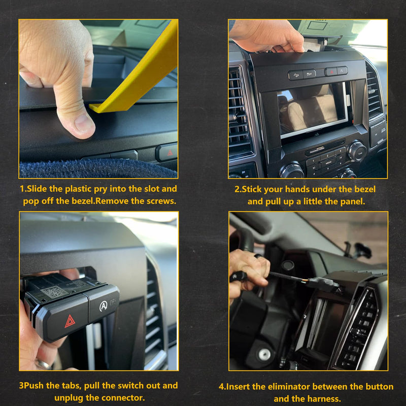 Auto Start Stop Eliminator for 2015-2020 Ford F-150, Engine Start-Stop System Bypass, Automatic Stop-Start Canceller, Auto Shutoff Cable Harness